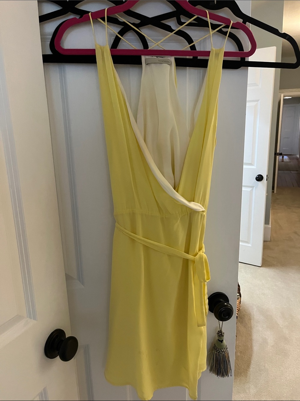 TOWNSEN Yellow Wrap Camisole mini Dress or long top